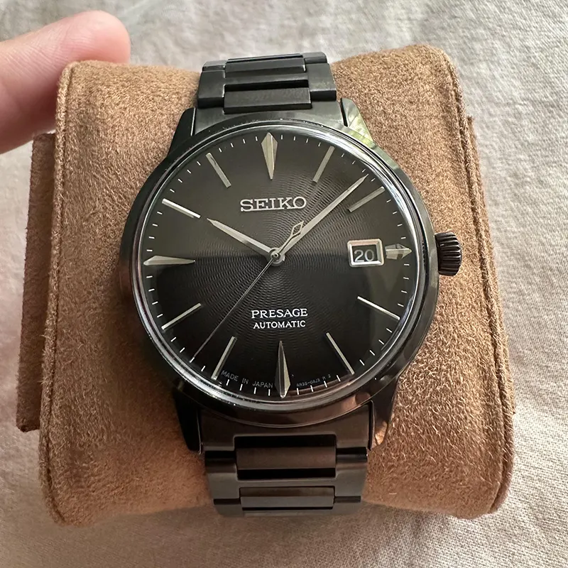 Seiko Presage 'The Black Velvet' Charcoal Dial  Men's Watch- SRPJ15J1